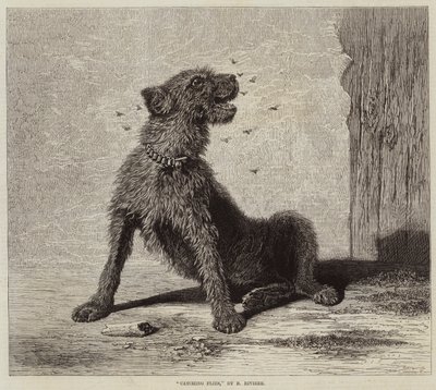 Cazando moscas de Briton Riviere